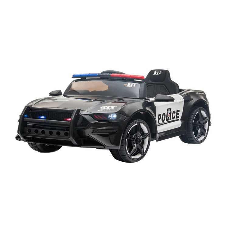 Ride On Police Squad Cop Kids Electric Car 12V