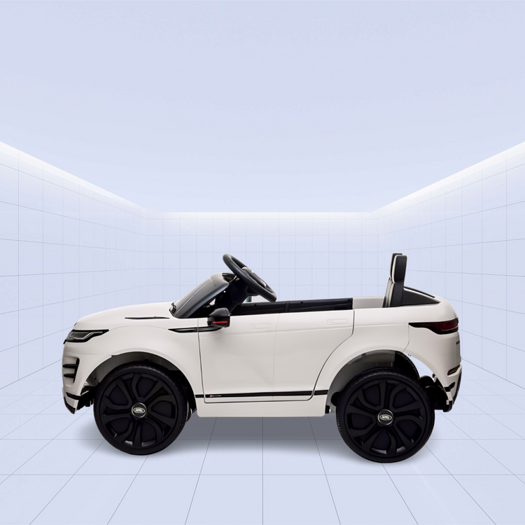 Licensed Range Rover Evoque Kids Electric Ride-On Car - (White)