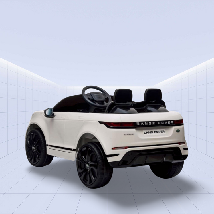 Licensed Range Rover Evoque Kids Electric Ride-On Car - (White)