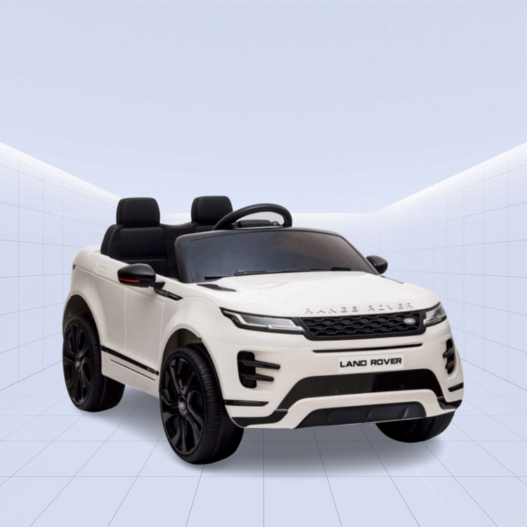 Licensed Range Rover Evoque Kids Electric Ride-On Car - (White)