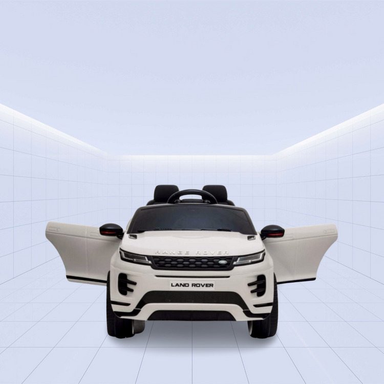 Licensed Range Rover Evoque Kids Electric Ride-On Car - (White)