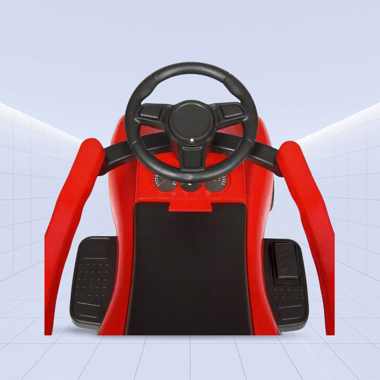 Turbo Tykes 3-in-1 Push Car: The Ultimate Ride for Little Drivers (RED)