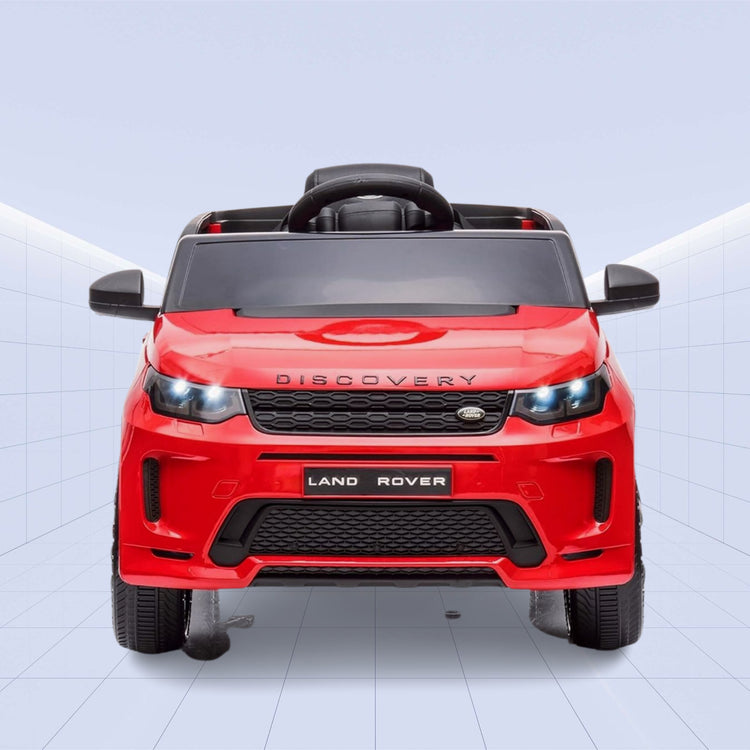 Realistic 12V Land Rover Discovery Ride-On Car for Kids – Parental Remote and Stylish Finish (RED)