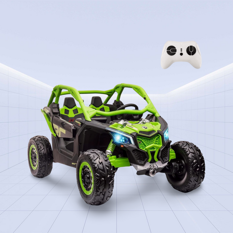 LX Performance Can-Am Maverick 4WD Edition – 2-Seater Kids Ride-on Buggy (Green)