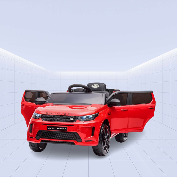 Realistic 12V Land Rover Discovery Ride-On Car for Kids – Parental Remote and Stylish Finish (RED)