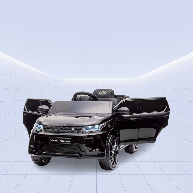 Realistic 12V Land Rover Discovery Ride-On Car for Kids – Parental Remote and Stylish Finish (BLACK)