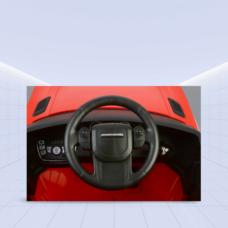 Licensed Range Rover Ride-On Car for Kids – A Perfect Blend of Luxury, Fun, and Safety(Red)