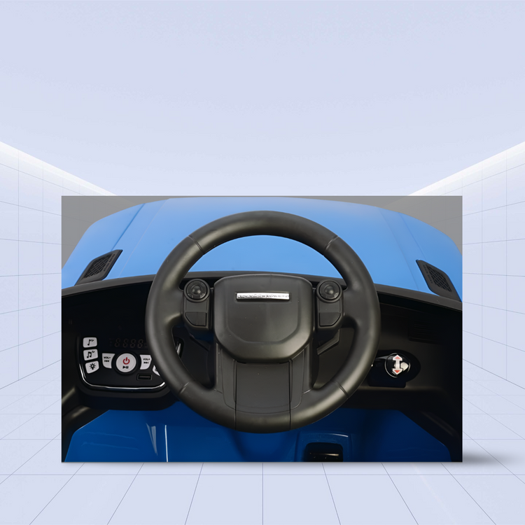 Licensed Range Rover Ride-On Car for Kids – A Perfect Blend of Luxury, Fun, and Safety(Blue)