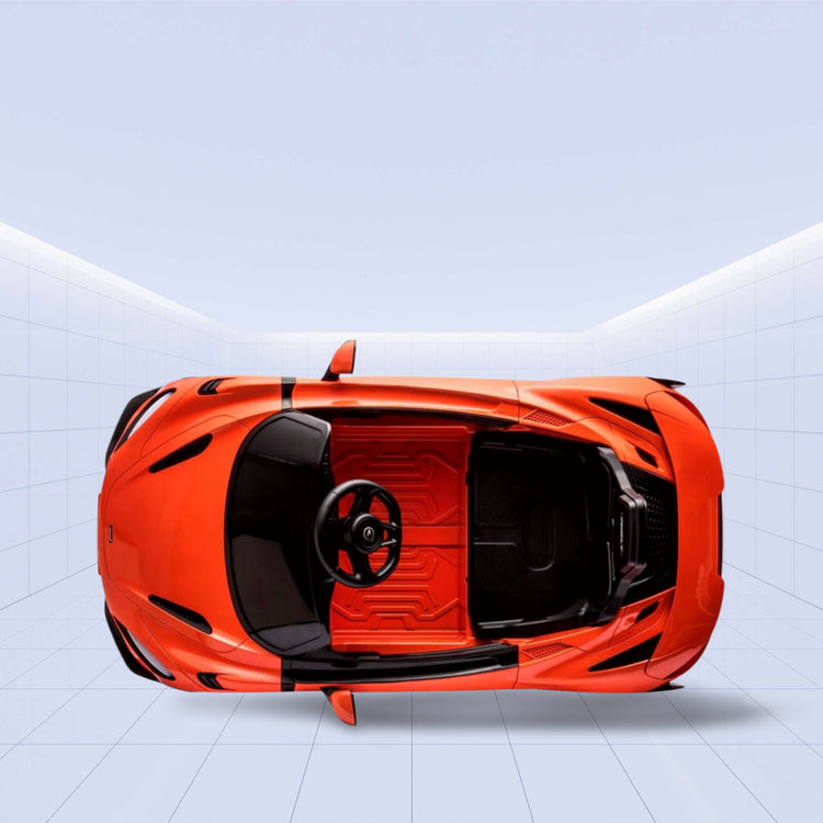 McLaren 765 LT 12V 4x Wheel Ride on Toys for Kids (ORANGE)