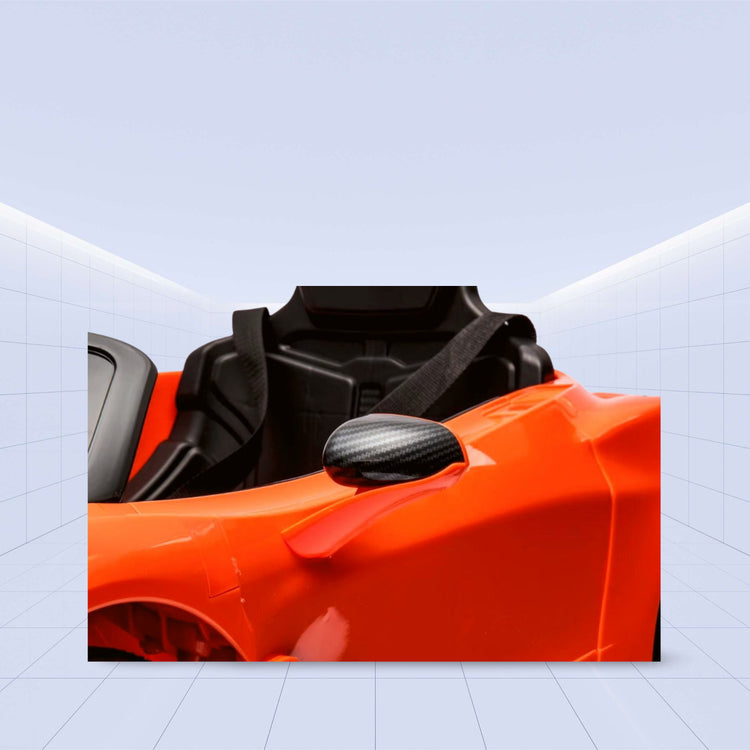 McLaren 765 LT 12V 4x Wheel Ride on Toys for Kids (ORANGE)
