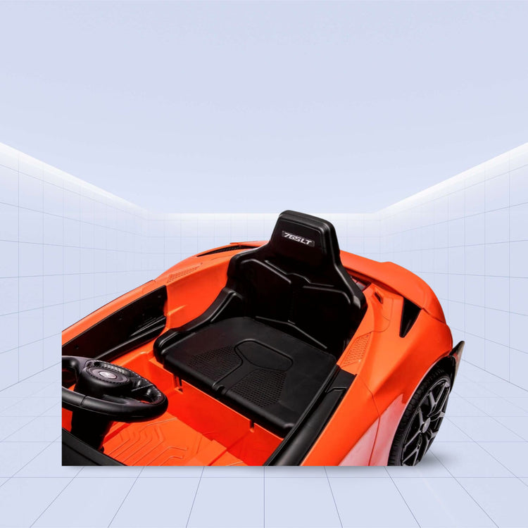 McLaren 765 LT 12V 4x Wheel Ride on Toys for Kids (ORANGE)