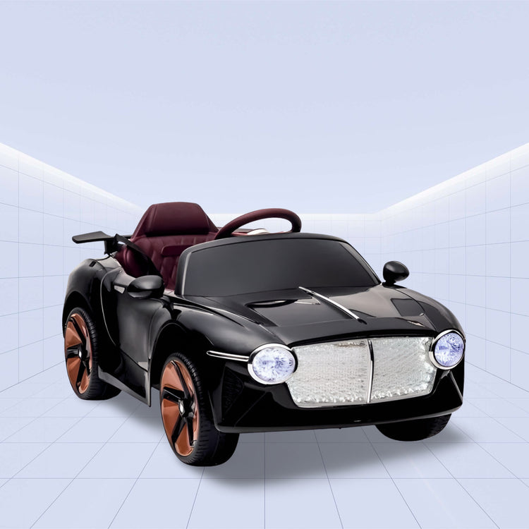 "Luxury 12V Electric Ride-On Sports Car for Kids with Remote Control"(BLACK)