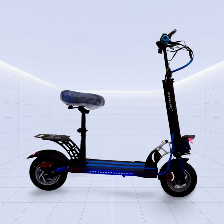 High-Performance 11-Inch Off-Road Electric Scooter with Dual Motor and Foldable Design 48V (BLUE)