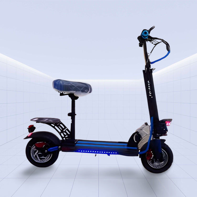 High-Performance 11-Inch Off-Road Electric Scooter with Dual Motor and Foldable Design 48V (BLUE)