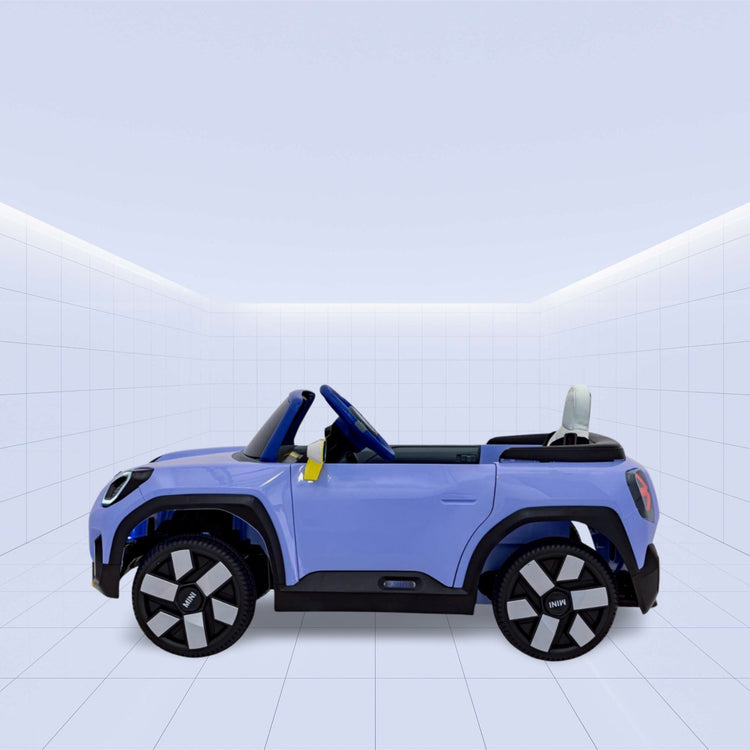 12V "Futuristic Mini Aceman Ride-On Car with LED & Music!"(PURPLE)