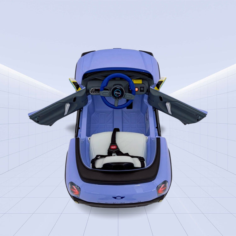 12V "Futuristic Mini Aceman Ride-On Car with LED & Music!"(PURPLE)