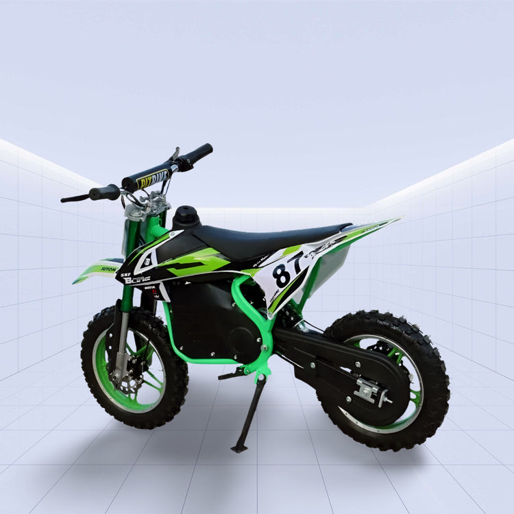 Electric Dirt Bike – High-Performance Off-Road Thrill (GREEN)