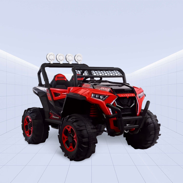 "Tiny Off-Roader – 4x4 Kids Electric Jeep with Remote Control (RED)