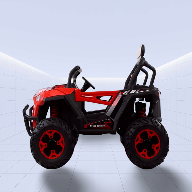 "Tiny Off-Roader – 4x4 Kids Electric Jeep with Remote Control (RED)