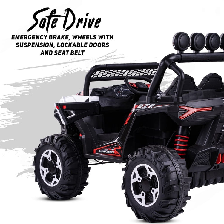"Tiny Off-Roader – 4x4 Kids Electric Jeep with Remote Control (WHITE)