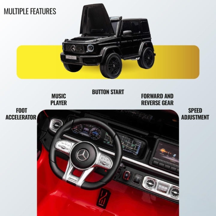 Mercedes-Benz Emerald Fury G63 Ride-On TurboCruiser (BLACK)