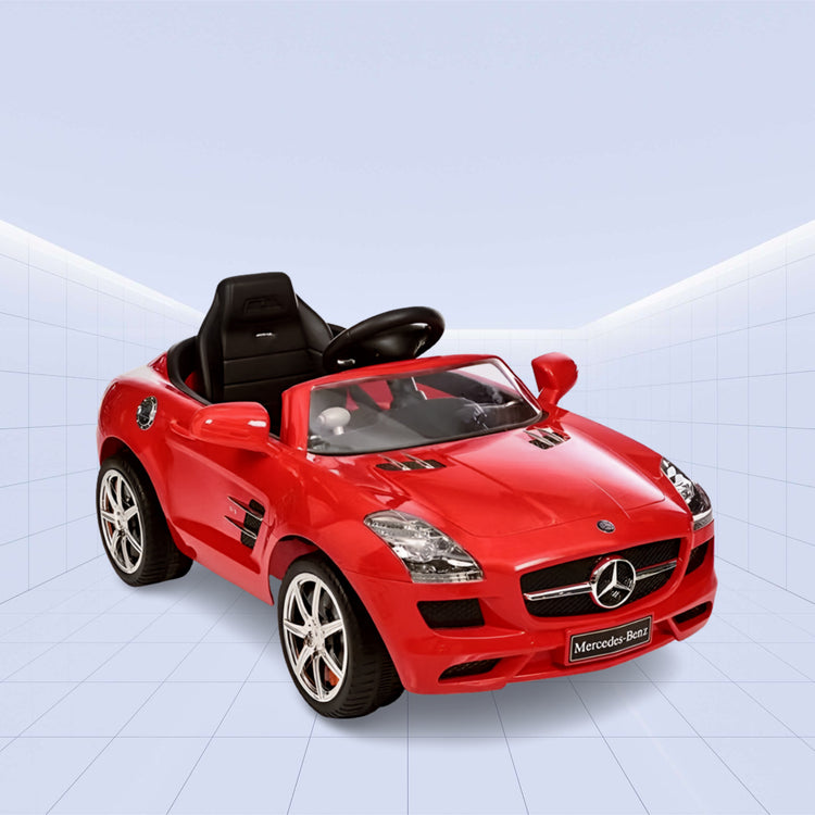 Licensed Mercedes-Benz SLS AMG Ride-On Car for Kids – A Touch of Elegance for Your Little Driver ( Red)
