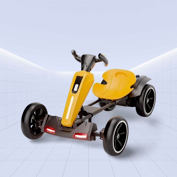 Stylish Electric Drift Kart for Kids with Remote Control (YELLOW)