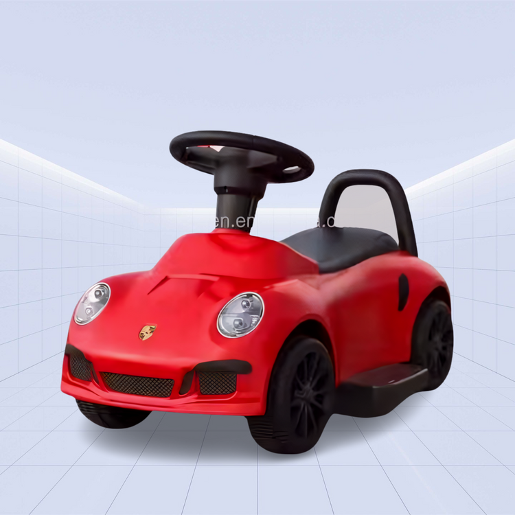 Turbo Tykes 3-in-1 Push Car: The Ultimate Ride for Little Drivers (RED)