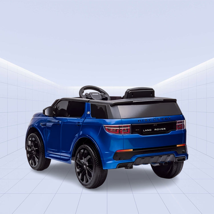 Realistic 12V Land Rover Discovery Ride-On Car for Kids – Parental Remote and Stylish Finish (BLUE)
