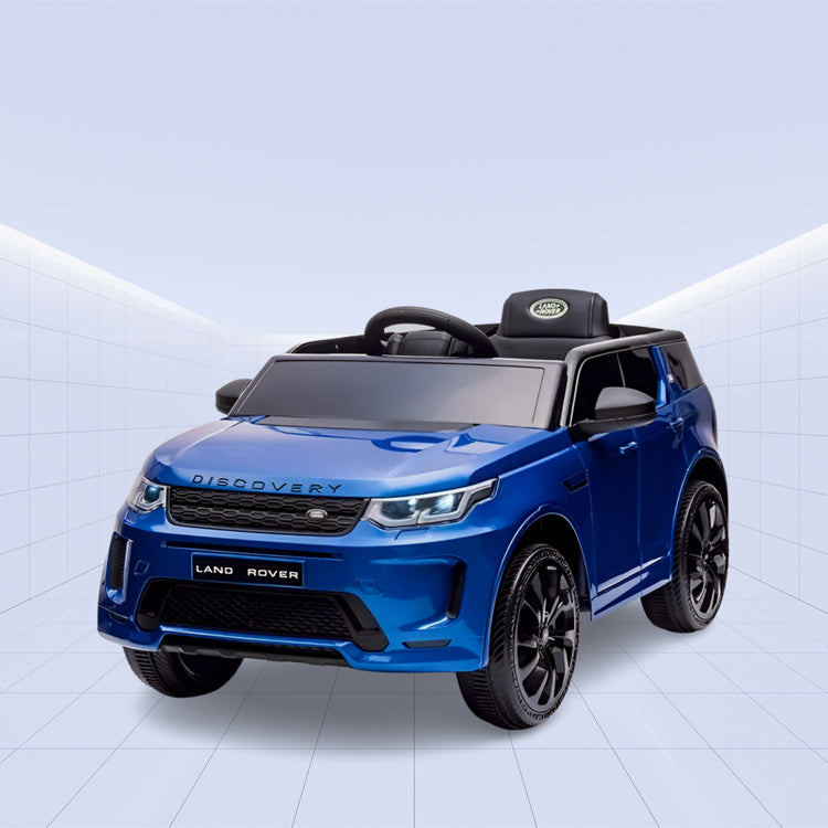 Realistic 12V Land Rover Discovery Ride-On Car for Kids – Parental Remote and Stylish Finish (BLUE)