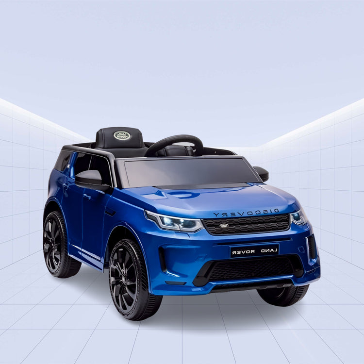 Realistic 12V Land Rover Discovery Ride-On Car for Kids – Parental Remote and Stylish Finish (BLUE)