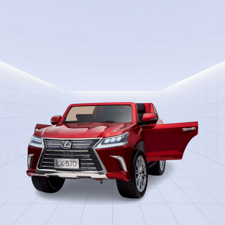 Lexus LX 570 Licensed Ride-On Car for Kids: The Ultimate Luxury Experience on Wheels (Red)