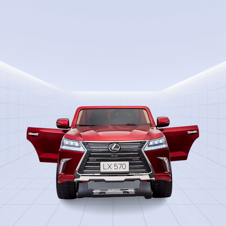 Lexus LX 570 Licensed Ride-On Car for Kids: The Ultimate Luxury Experience on Wheels (Red)
