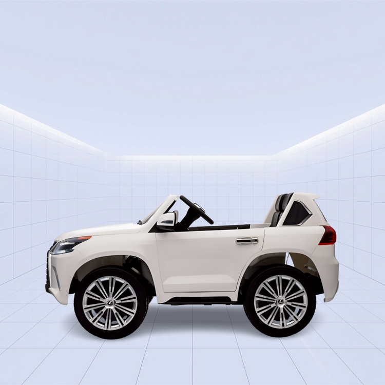 Lexus LX 570 Licensed Ride-On Car for Kids: The Ultimate Luxury Experience on Wheels (White)