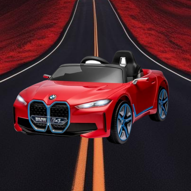 Licensed BMW i4 12V Childrens Ride-on Car (RED)