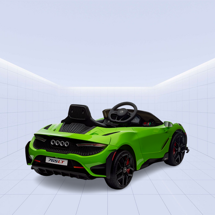 McLaren 765 LT 12V 4x Wheel Ride on Toys for Kids (GREEN)