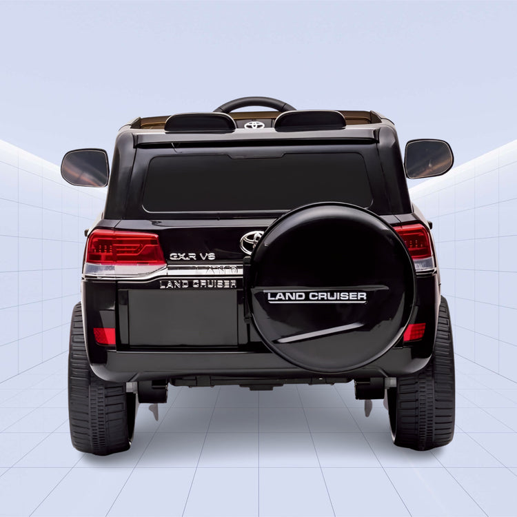 "Toyota Land Cruiser 12V Kids Electric Ride-On SUV – Luxury and Adventure in One"(BLACK)