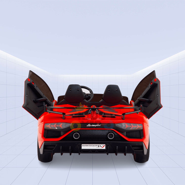 Lamborghini Aventador SVJ 12V Drifting Ride-On Car 2-Seater (RED)