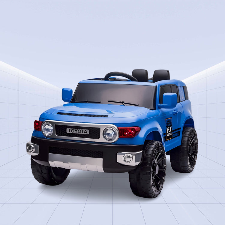 Powerful 12V Ride-On Car for Kids - Toyota FJ Cruiser with Music System (BLUE)