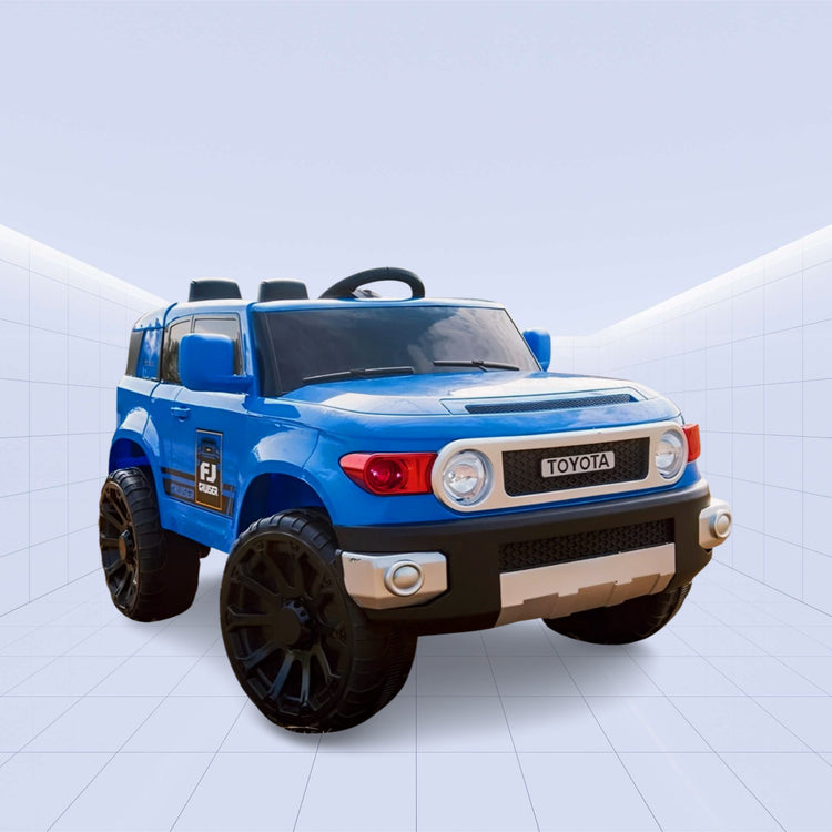 Powerful 12V Ride-On Car for Kids - Toyota FJ Cruiser with Music System (BLUE)