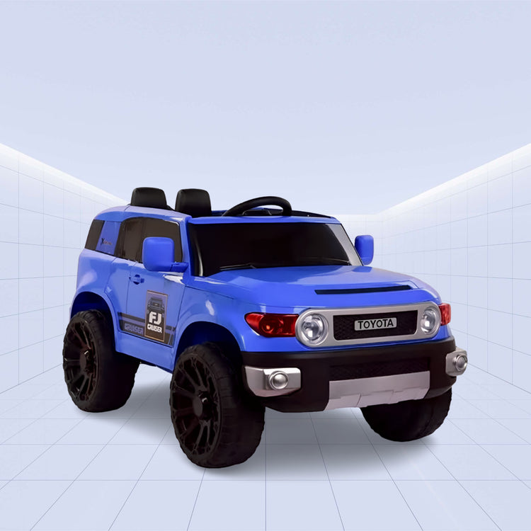 Powerful 12V Ride-On Car for Kids - Toyota FJ Cruiser with Music System (BLUE)