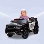 Kids' Electric Ride-On Police Car – Realistic 12V Battery-Powered Patrol Vehicle