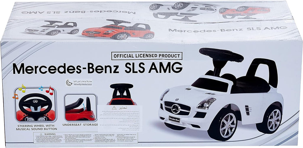 Licensed Mercedes-Benz Kids Ride-On Push Car – Foot-to-Floor