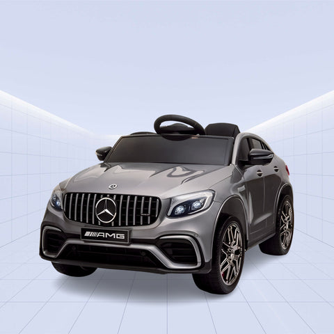 Licensed Mercedes AMG GLC 63 S Coupe Electric Ride-on 2 Seater Car (GREY)