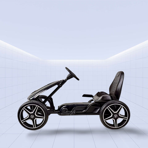Kids Ride On Mercedes Benz Pedal Go Kart (BLACK)