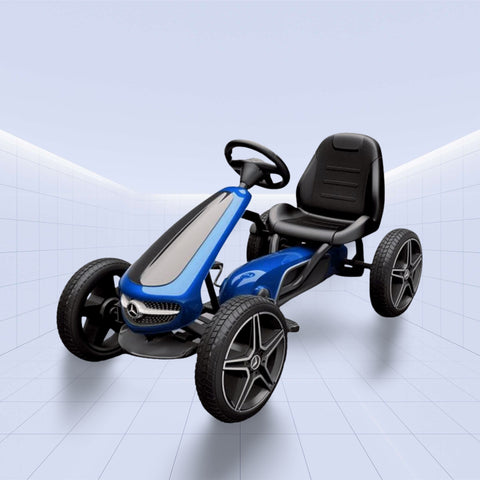 Kids Ride On Mercedes Benz Pedal Go Kart (BLUE)