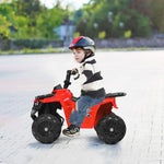 Kids' Electric Ride-On Quad Bike - 12V Battery Powered ATV for Young Adventurers (Red)