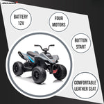 McLaren-Inspired Kids' Electric Ride-On Quad Bike – The Perfect Blend of Style and Fun (Blue)