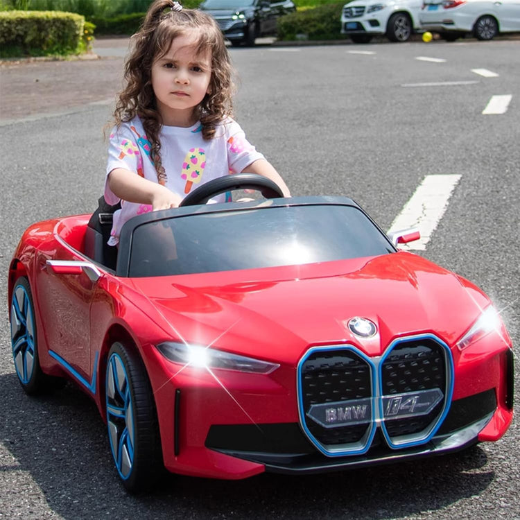 Licensed BMW i4 12V Childrens Ride-on Car (RED)