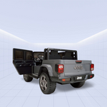 Jeep Wrangler Rubicon 12V Kids Ride-On Car – The Ultimate Off-Road Adventure Vehicle for Young Explorers (Grey)